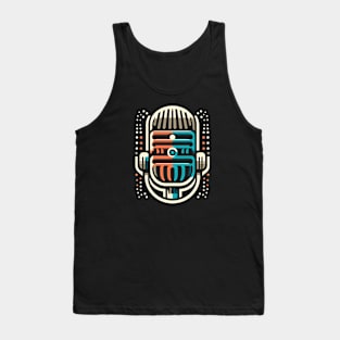 retro hip hop microphone Tank Top